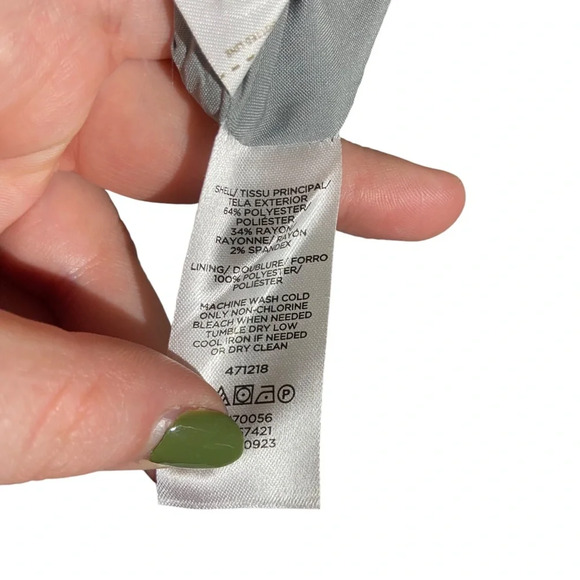 NWT LOFT GRAY BLACK WHITE PINK PLAID MINI PENCIL‎ SKIRT WITH RUFFLED HEM SIZE 10 - Picture 8 of 8